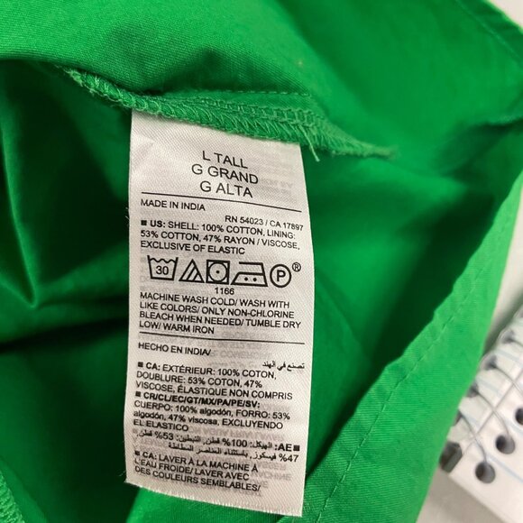 Old Navy Womens Maxi Dress Short Sleeve Green Size Large Pockets - Picture 9 of 9